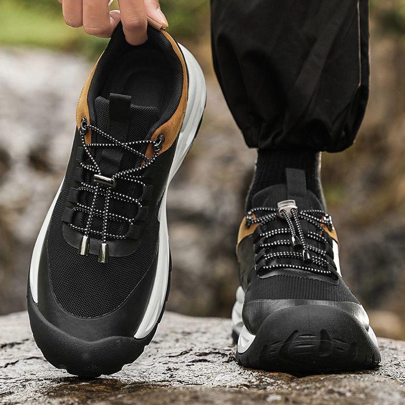 Fashion Outdoor Cushioned Insole Sports Shoes for Men HikingTrekking Trend 2025 Breathable Jogging Stylish Size 9 Gym Man Casual Sneaker