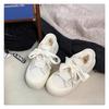 Fashion Thick soled big toe bread shoes winter thick women's warm simple comfortable daily casual lightweight cotton shoes