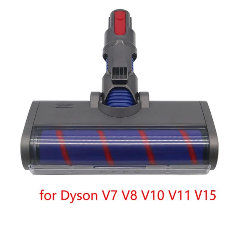 Motorized Floor Brush Head Tool for Dyson V6 V8 V7 V10 V11 V10Slim  V12 Detect Slim Vacuum Cleaner Soft Sweeper Roller Head