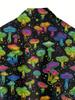 Mystical Mushroom Pattern 3D Print Men'S Shirt Casual Individual Hip-Hop Party Street Hawaiian Shirt
