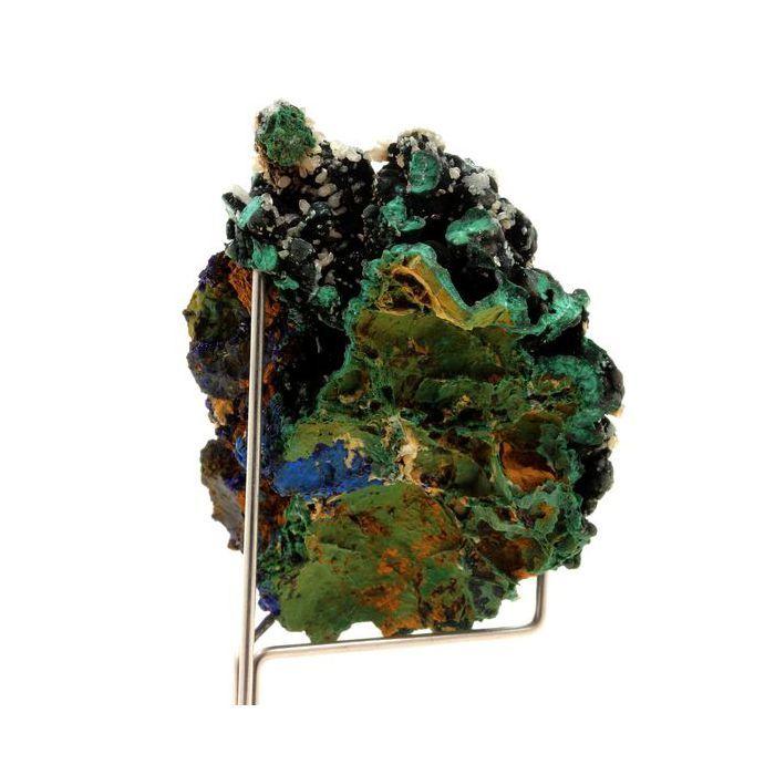 Pierres et Minéraux. Malachite + Cerusite. 600.0 ct. Mashamba West Mine, Congo.