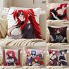 High School D-Dxd Pillow Japanese Anime Cushion Cover Pillowcase Anti-Dustmite Invisible Zipper Short Plush Sofa Cushion