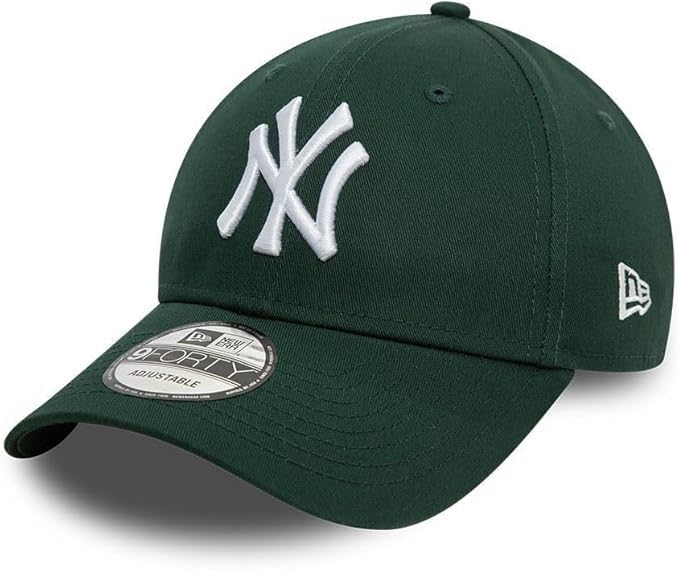 

New Era 9FORTY MLB Cap for Men and Stylish and Cool One Size Fits NY Dark Women, (JP, Alphabet, All, Green) [Used]