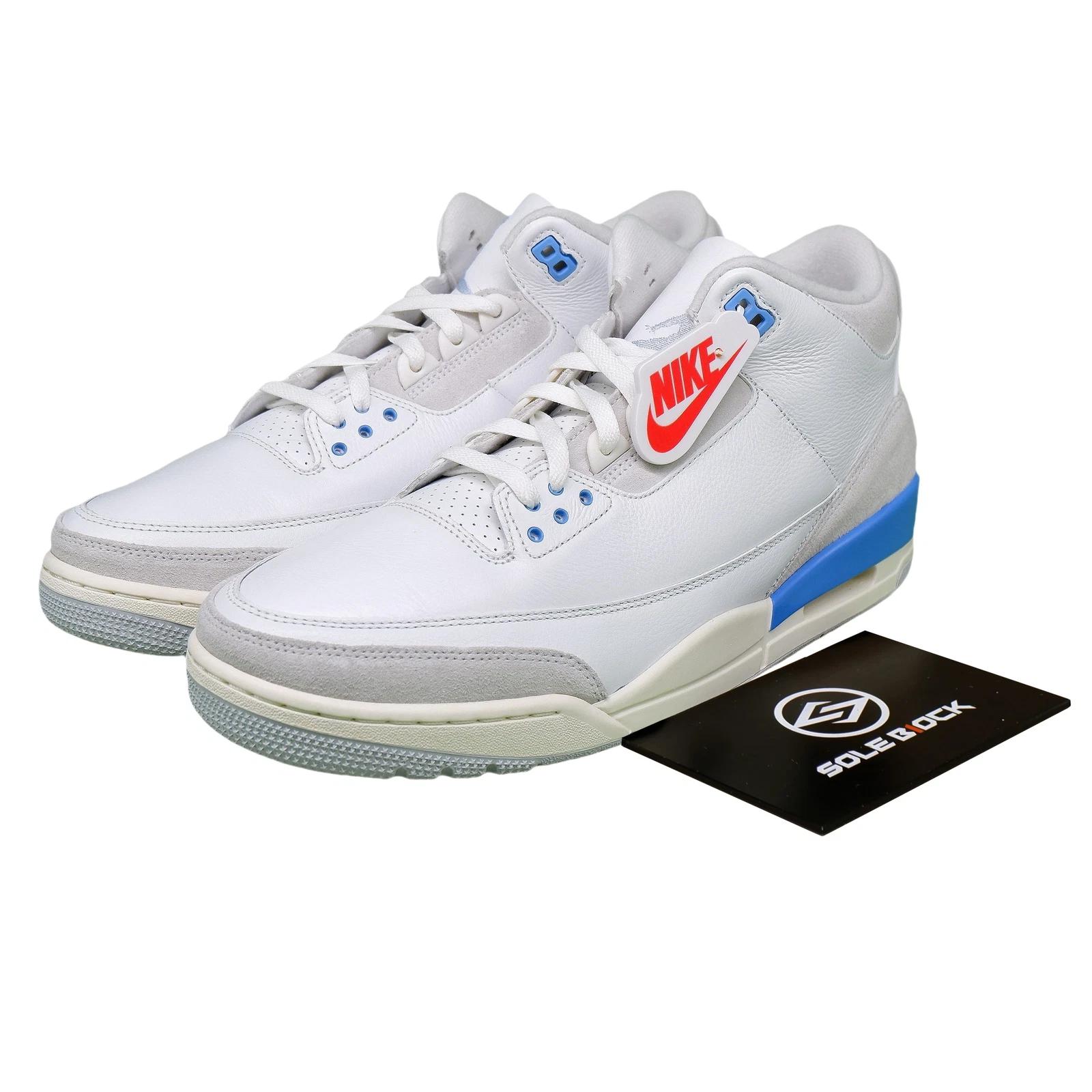 

Jordan Air Jordan 3 “Lucky Shorts”CT8532-101 Men s Sizes EU 47.5 білий/синій