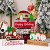 Christmas Gnome Unique Wooden Decoration For Cheerful Home And Vehicle Holiday Setup
