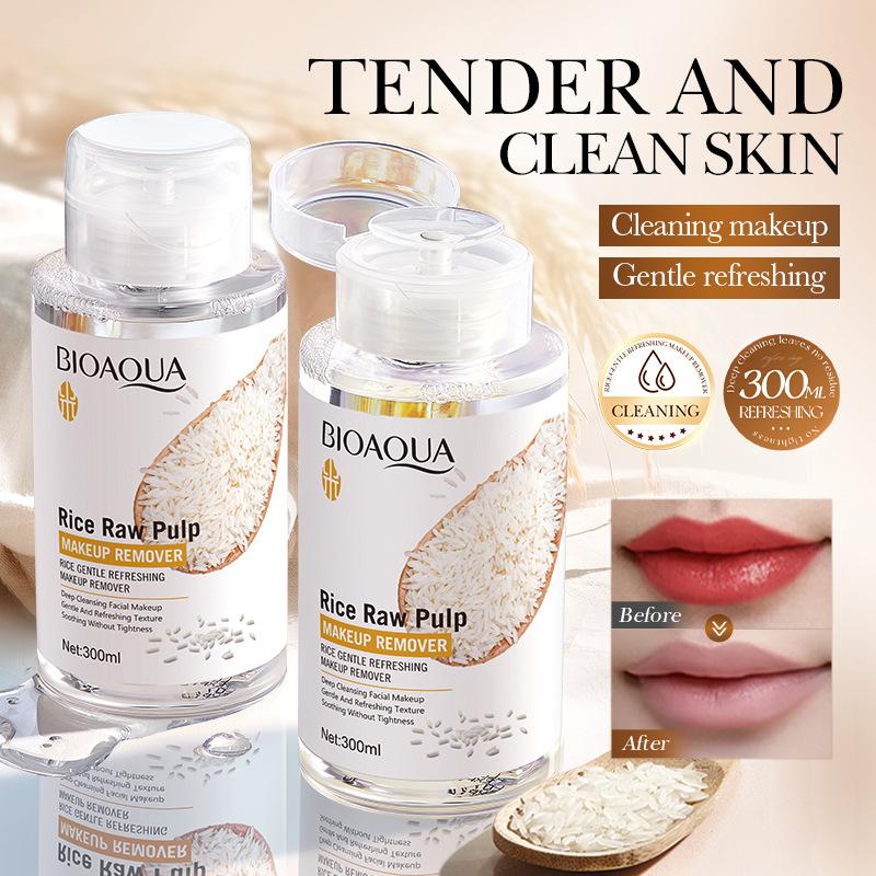 Rice Puree Mild Refreshing Makeup Remover 300ml Makeup Cleansing Makeup Remover Skin Care Products