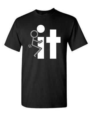 Adult F*ck It Screw It Stick Figure Fcuk-it Nerdy Funny Humor Parody T-Shirt Tee Unisex T-Shirt