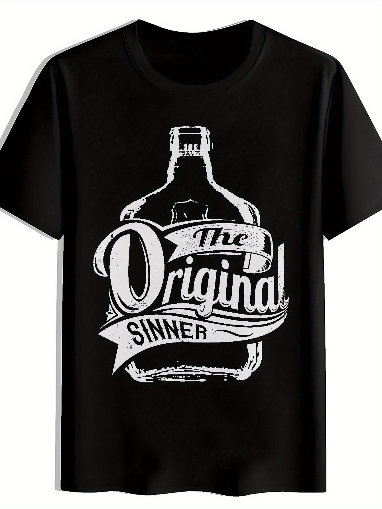 T-shirt White Round Neck with Black Horizontal Stripes XS