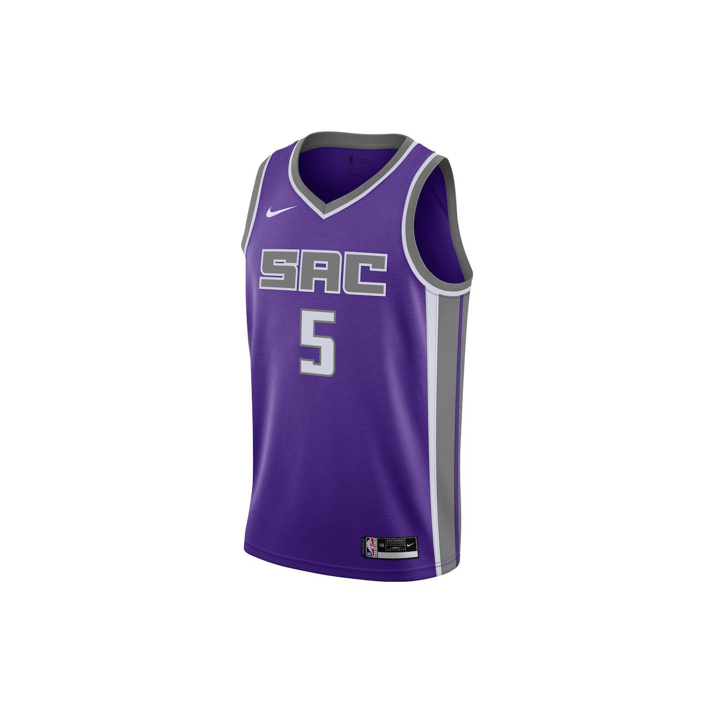 Nike X NBA Basketball Jerseys Men s Purple Moderate Racerback 3774163 L