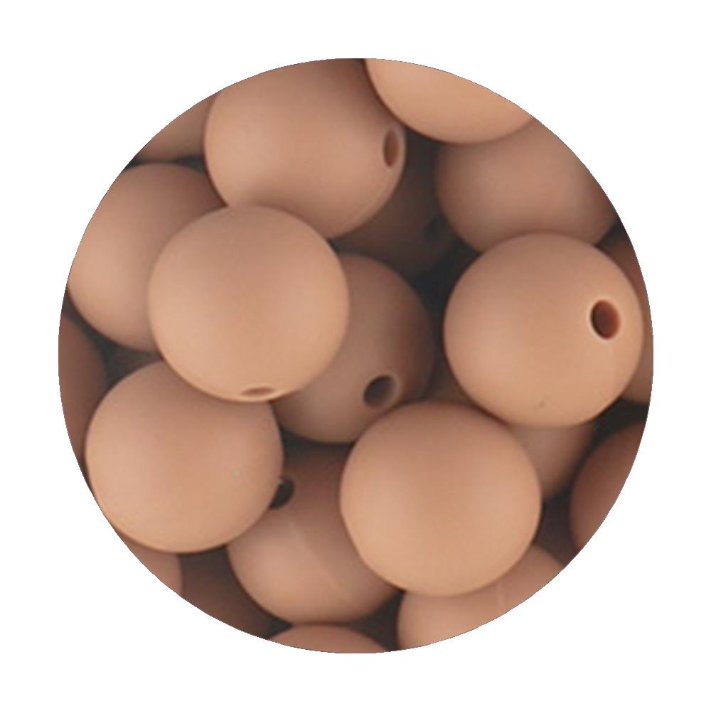 50Pcs/lot 9/12/15mm Loose Beads Silicone Round Beads Pearl Beads Food Grade For Jewelry Making DIY Handmade Accessories