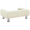 Dog Bed Cream 70 X 45 X 26.5 Cm Velvet