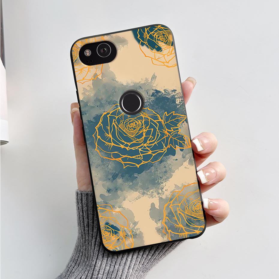 Matte Case For Google Pixel2 Pixel 2 XL Shockproof Cartoon Phone Cover for Google Pixel 2 XL 2XL Soft Silicone TPU Cases Bumper