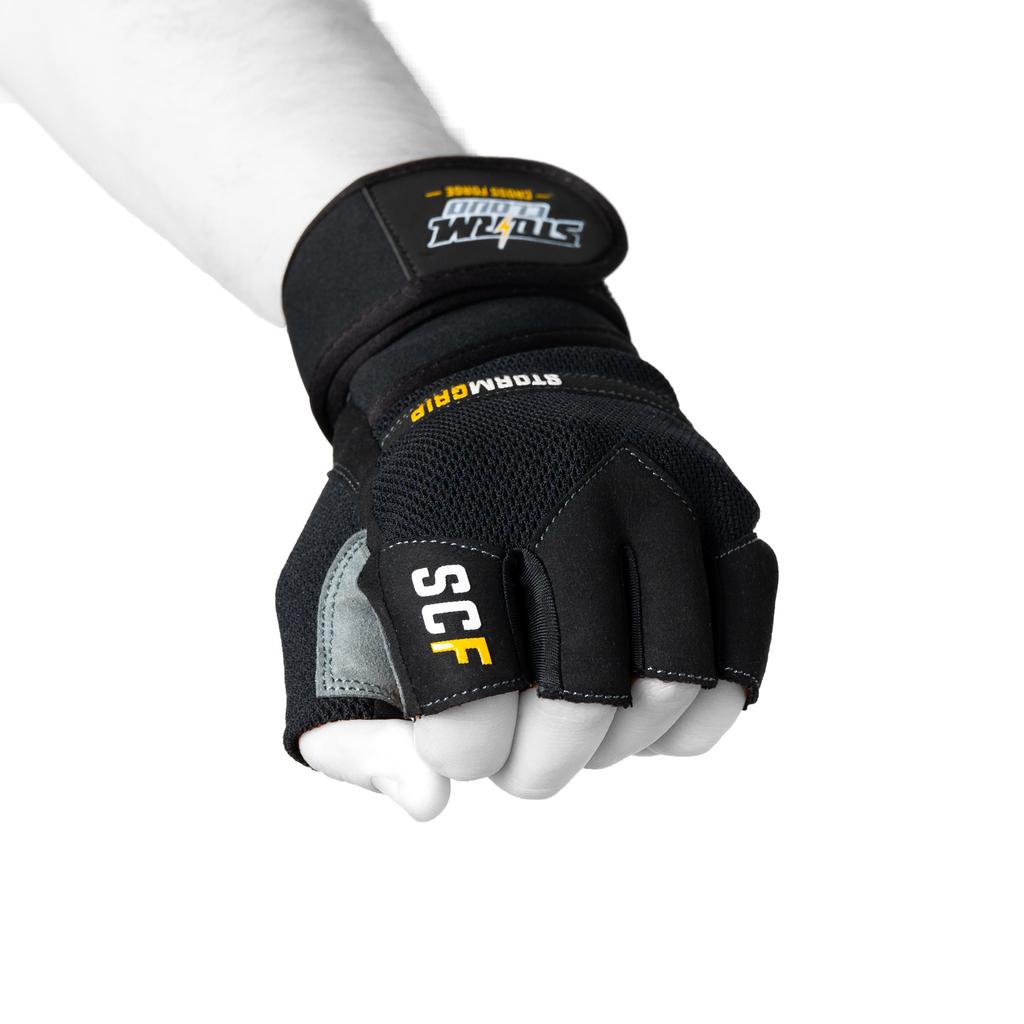 StormCloud FG-1 Gym Training Gloves Black/Grey L