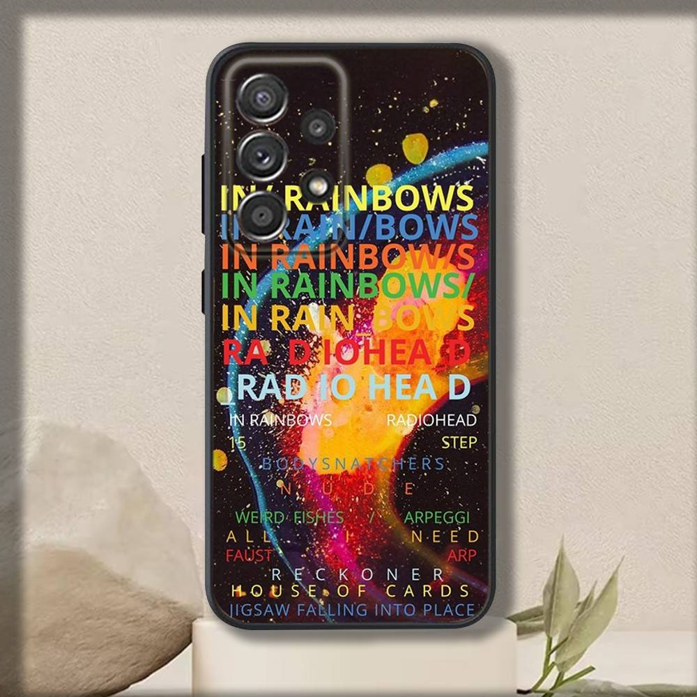 

Rock Band R-Radioheads Phone Case For Samsung S 25,24,23,22,30,21,10,9,Ultra,Plus,Lite,FE,4,5 G Soft Black Case Samsung S21fe