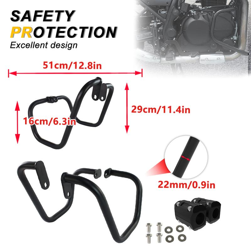 For Royal Enfield Himalayan 2016-2023 Scram 411 2022 2023 2024 Motorcycle Engine Highway Guard Crash Bar Bumper Frame Protection
