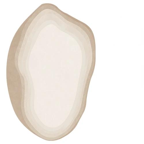 Light Luxury Living Room Decoration Plush Carpet Simplicity Irregular Rugs for Bedroom Oval Lounge Rug Large Area Soft Floor Mat