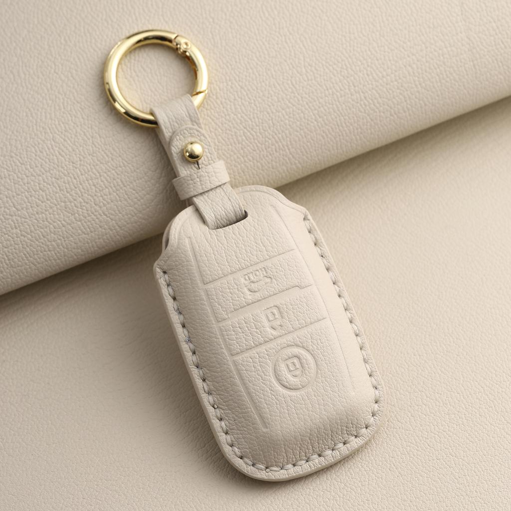 Suitable For Kia K3 Car Key Cover K4 Smart Run Kx3 Shell Cross Sorento K5 Leather Buckle