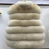 New fox fur vest women's young real fur whole leather light luxury Finnish fur vest