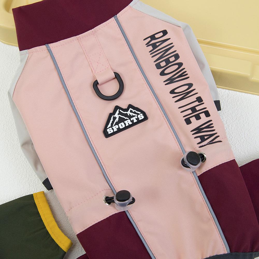 Winter Outdoor Reflective Four-Legged Dog Jacket Pet Cold Weather Apparel for Small Medium Dogs Cats Clothing