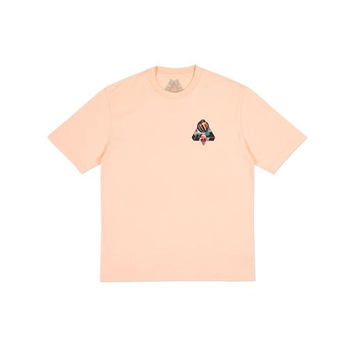 Palace Sans Ferg Peach Glasses Back Logo Short Sleeve Unisex Pink P18SS063