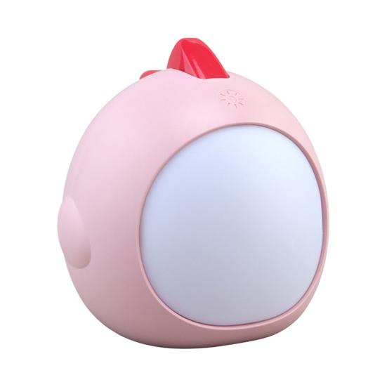 Night Light Cartoon Dinosaur Shape Adjustable Brightness 3 Color Temperatures Portable USB Rechargeable Sleeping Lamp