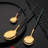 20Pcs/4Sets Stainless Steel Cutlery Tableware Mirror Polished Dinnerware Set White Gold Knife Fork Spoon Flatware Silverware Dinner Set