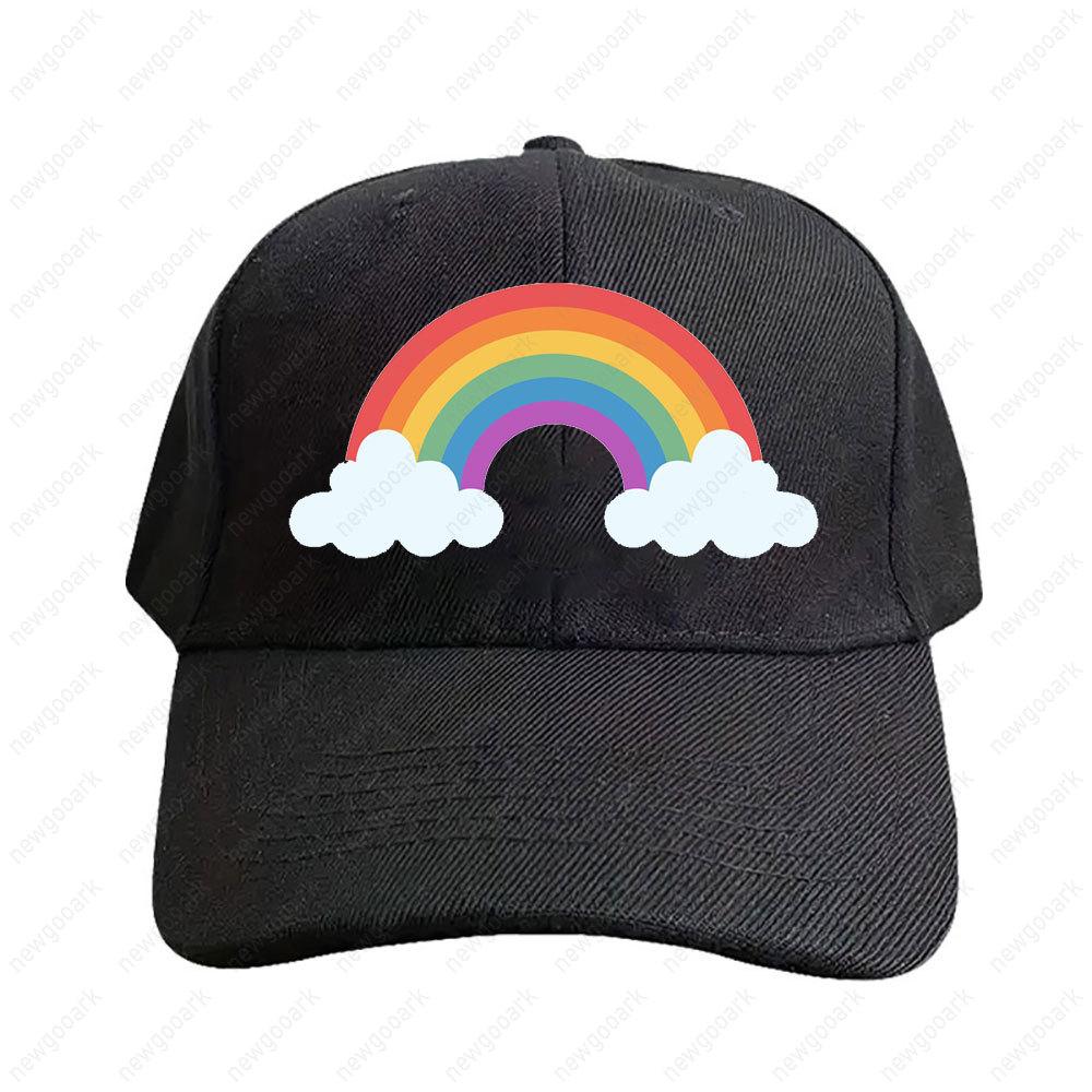 Pride Rainbow Cap Women Unisex Adult Casual Adjustable Printed Baseball Caps Trucker Cap