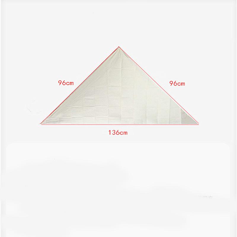 Outdoor Emergency Self-rescue Survival Triangular Bandage Bandaging Bandage Hemostatic Non-woven Fabric 96x96x136cm