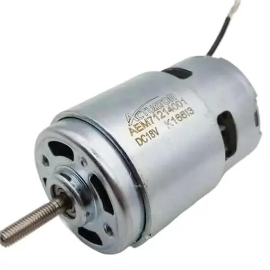 755 DC motor pro vyžínač 18V 120W motor sekačky na trávu s dlouhou hřídelí pro efektivní sekání a zastřihování plevele