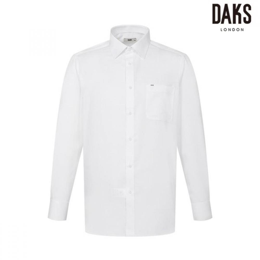 

DakS Men S Solid Regular Fit dreSS Shirt Poly Blend eaSy Care dmp1Shdl116a1 white/95
