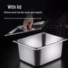 Sainterdon Stainless Steel Rectangular Gastronorm Food Pans and Lids