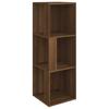 VidaXL Armoire d'angle Chêne marron 33x33x100 cm Bois d'ingénierie 825830