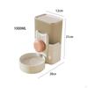 Automatic Hanging Water Dispenser Dog Drinking 1000ml Dripless Bottle for ,