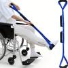Recovery Leg Lift with Soft Grip and Ankle Loop - Portable Folding Bedside Assist Device for Easy Entry and Exit