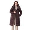 Xuezongfei Damen X2501425544F Kapuzen-Daunenjacke