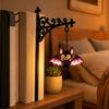 LeseEcke Akzente Halloween Eisen Bibliothek Lampe, Vintage Bücherregal Licht mit Geist Kürbis Fledermaus Arbeitszimmer Atmosphäre Anhänger, Nachtlicht,