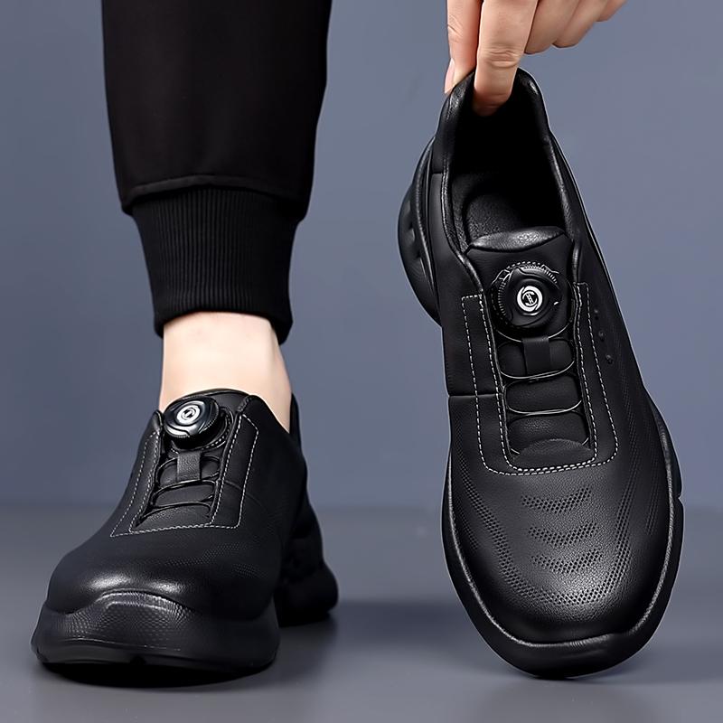 Fashion 2025 New Men's Rotary Button Casual Shoes Lightweight Walking Sneakers Breathable Flats Comfortable Outdoor Sports Shoes for Men