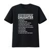 Heren Grappig Dochter T-shirt Regels Voor Het Daten Van Mijn Vader Vaderdag Verjaardag vintage Gewassen grafisch streetwear Casual Uitgerekt