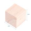 30PCS Square Wood Square Blocks Unfinished Square Wooden Block Wooden Blocks  DIY Projects