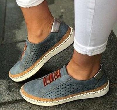 Summer 2020 Plus Size Women's Casual Leather Sports Sneakers