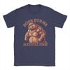 Muscular Beaver TShirt Unisex Women Polish Meme Graphic Tee Summer New Pure Cotton Casual Fashion Sportswear Top Streetwear