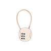3-Digit Combination Lock Waterproof Padlock Outdoor Mini Wire Rope Combination Lock for Backpacks Trolley Cases Gym Lockers