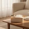 Striped Multifunctional Tissue Box Removable Lid Tissue Dispenser Premium Napkin Holder  Cosmetics