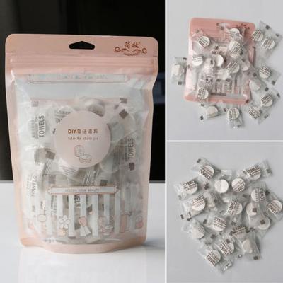 50Pcs Disposable Compressed Face Towels Outdoor Camping Travel Washcloth