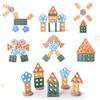 Shape Wooden Geometric Educational Building Blocks Kids Toys With Colors Morandi
