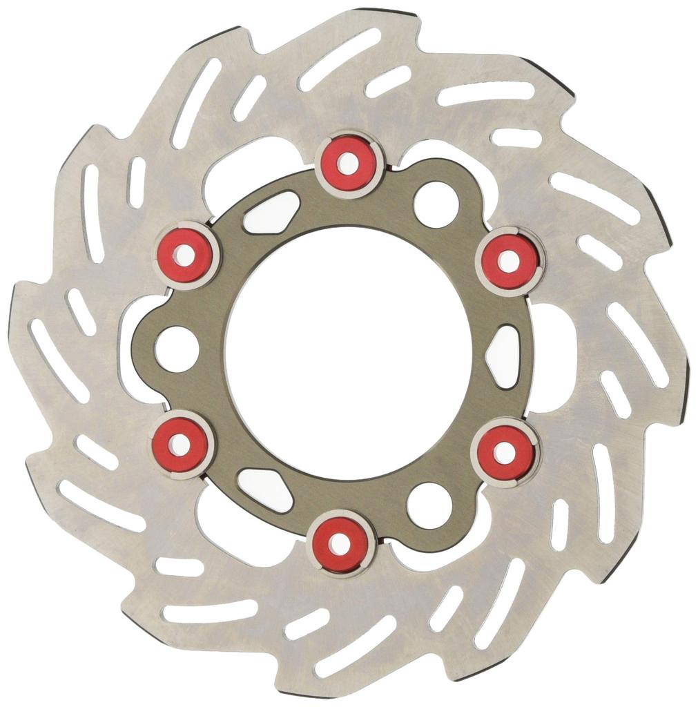 SHIFT UP Wave Floating Disc Rotor [160mm Rear] [Titanium/Red] 201250-11