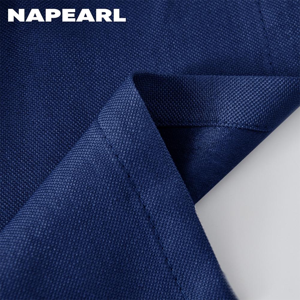 1PC NAPEARL Cap de perdea opace de culoare solidă la modă și minimalistă pentru decorarea ferestrelor mici 132x46cm