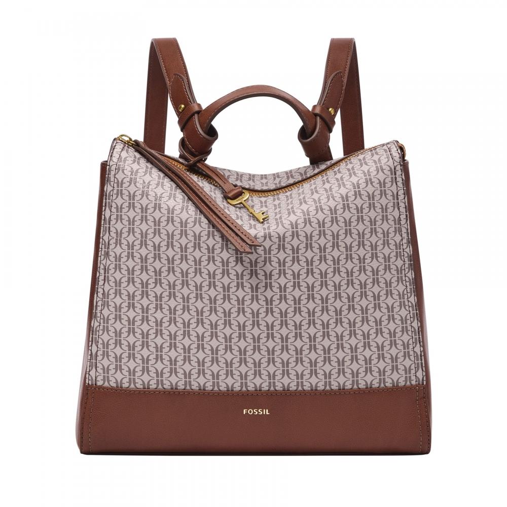 

Женский маленький трансформируемый рюкзак Fossil Elina из ПВХ