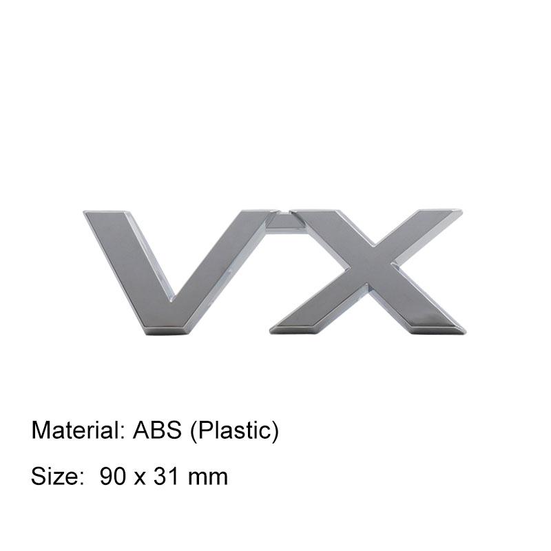 

3D Премиум VX V X для Японии Японский внедорожник Внедорожник автомобиль Капот крыло багажник Хвост Задняя наклейка Эмблема Значок Наклейка fang-chrome