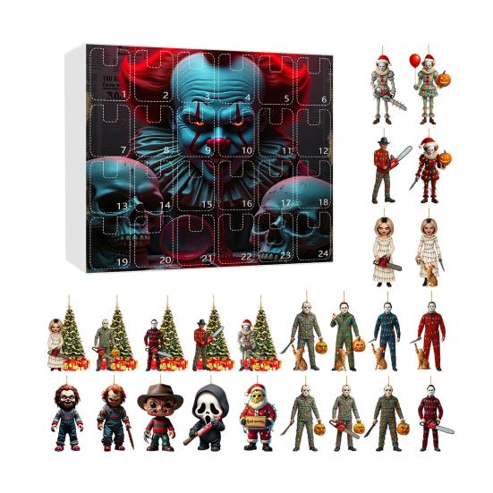 Advent Calendar 2025 24-Day Countdown Calendar with Collectible Acrylic Charms